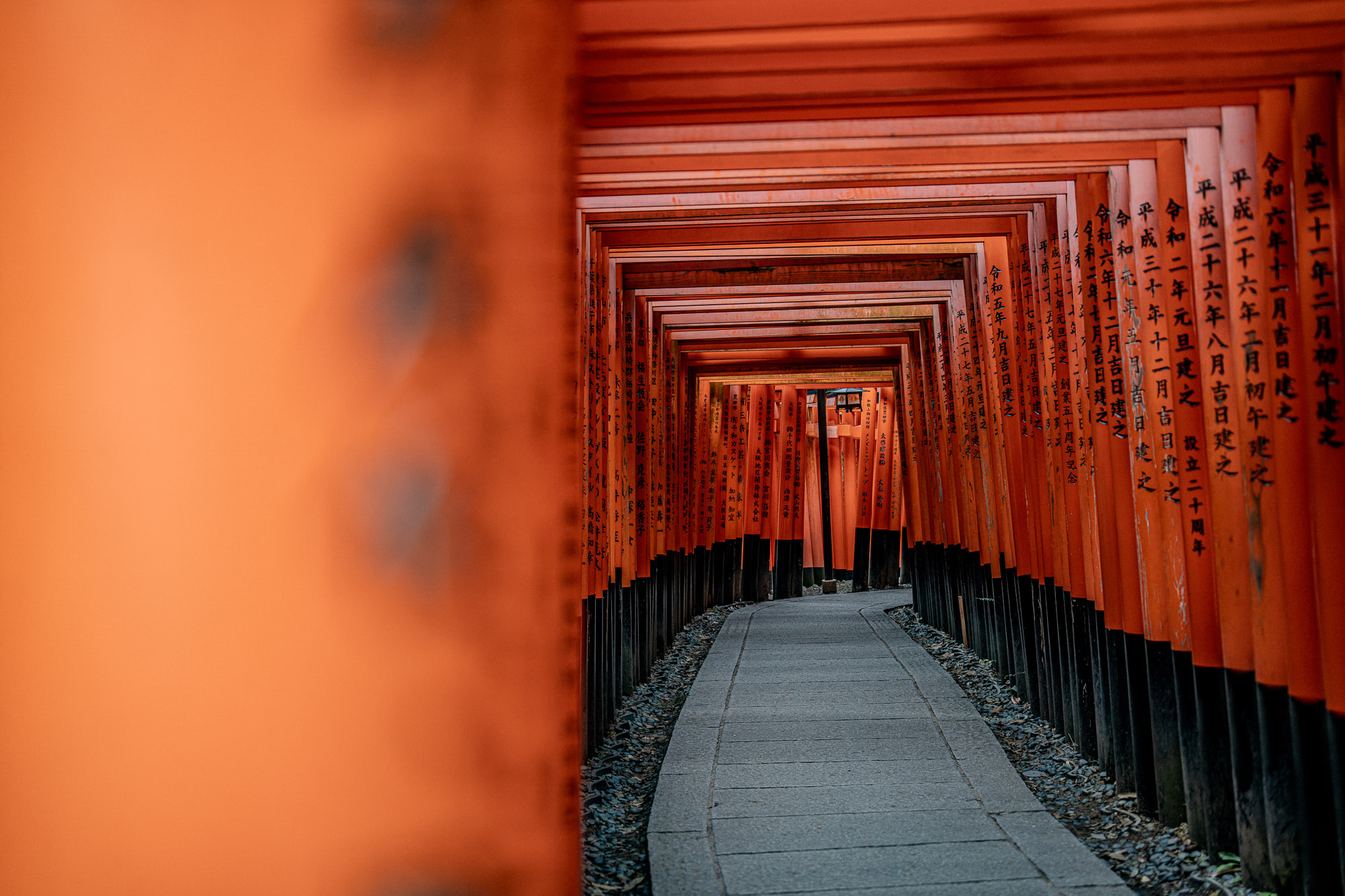 Fushimi Inari shrine torii gates pathway Kyoto Japan travel photography