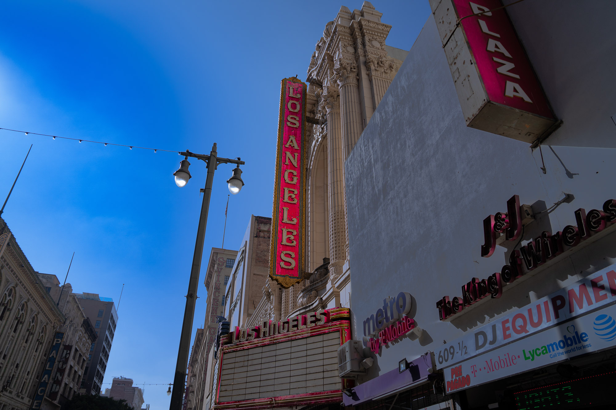 Los Angeles Theatre historic sign Broadway DTLA urban photography